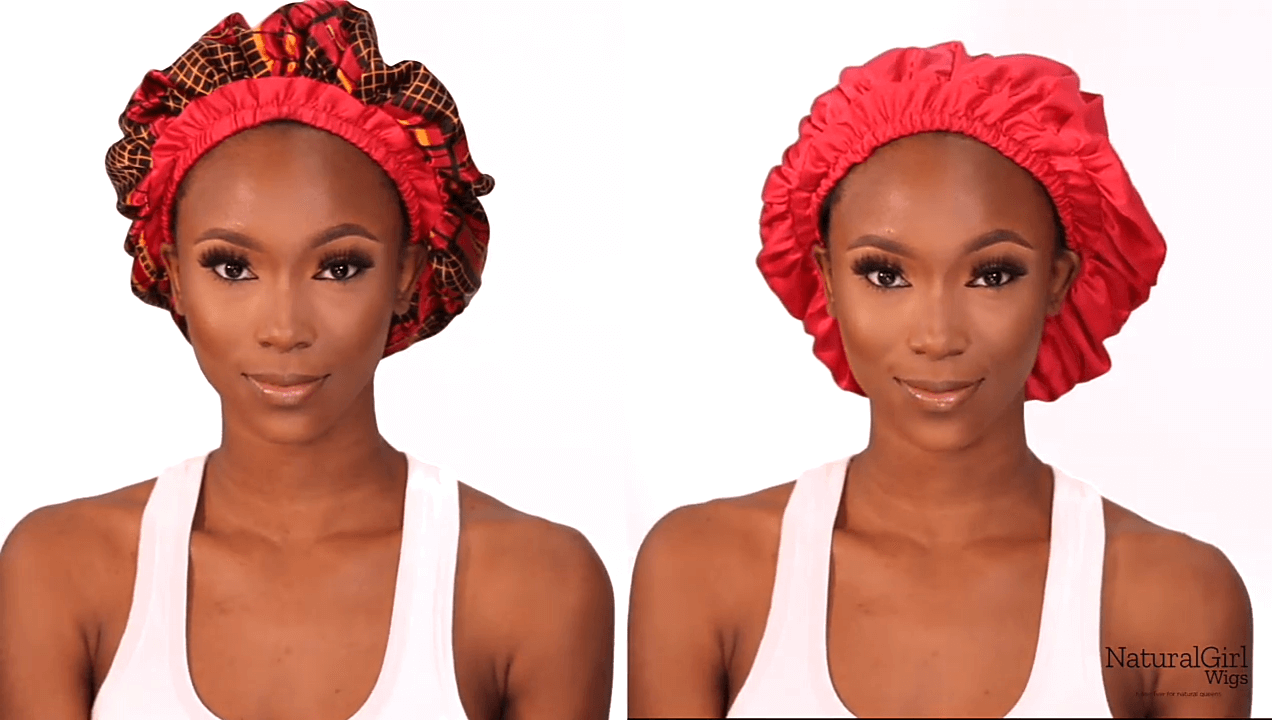 How to Wear a Reversible Satin Bonnet for Natural Hair